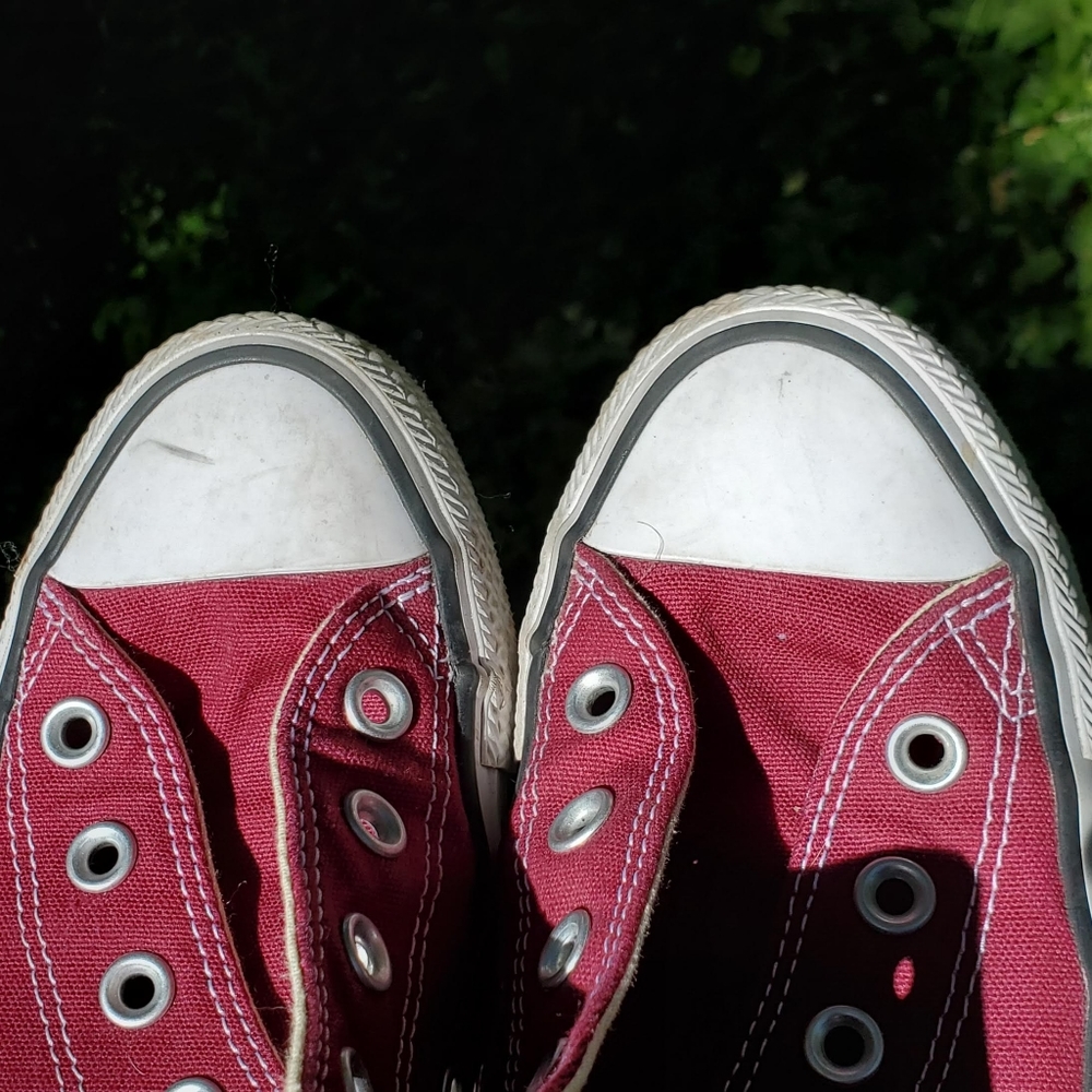 Maroon Converse - image 2